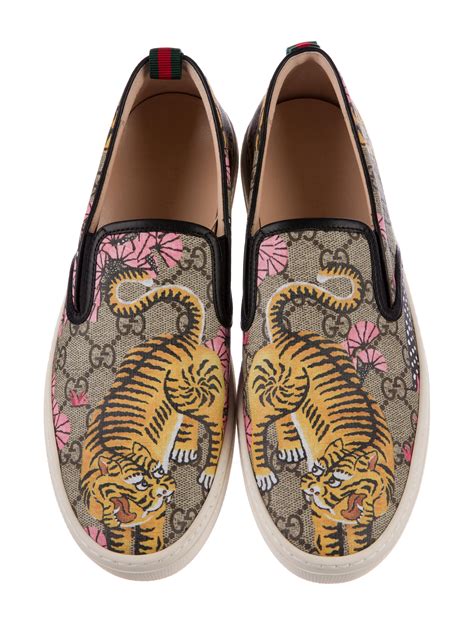 gucci bengal slip on sneakers|gucci women's sneakers.